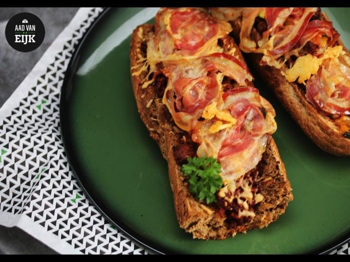 Gevuld stokbrood a la van Eijk