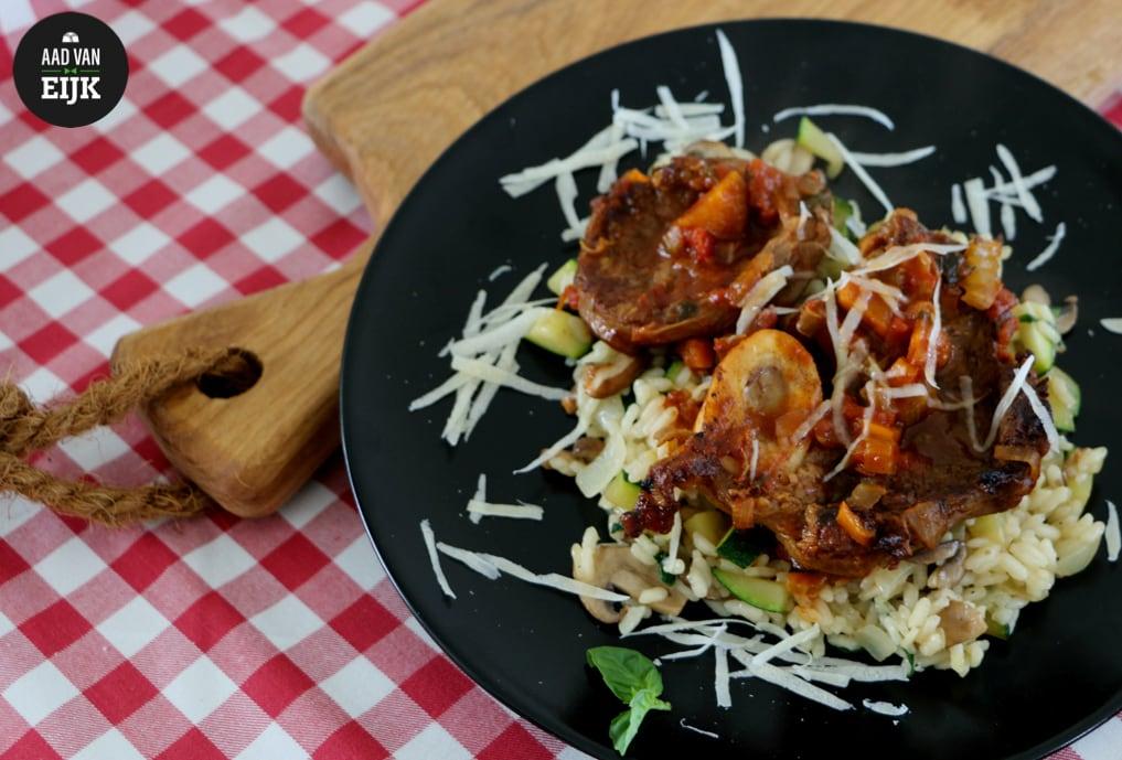 Kalfsossobuco met risotto