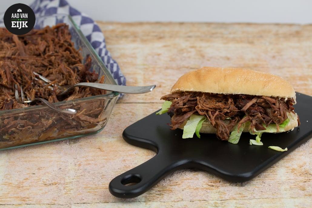 Pulled Beef van Black Angus nek