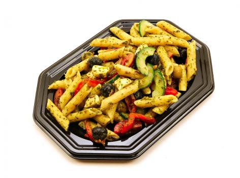 Vegetarische pastasalade